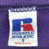 ラッセルアスレチック RUSSELL ATHLETIC 90s USA製 ロゴ刺繍 Vガゼット クルーネックスウェット メンズ import:S