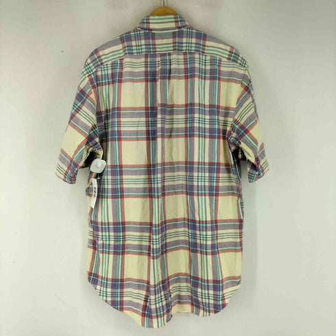 ラルフローレン RALPH LAUREN 90s BLAIRE スモールポニー刺繍 チェック ボタンダウン S/S シャツ メンズ import:L