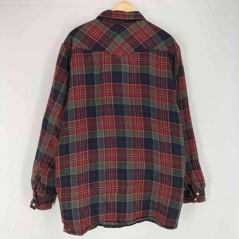 ラングラー Wrangler ウエスタンヨーク チェック柄 シャツジャケット メンズ JPN:XL
