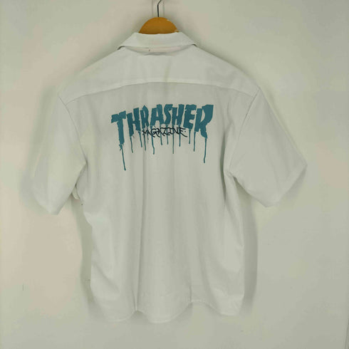 スラッシャー THRASHER Dickiesボディ ワークシャツ メンズ import:L