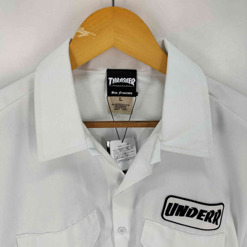 スラッシャー THRASHER Dickiesボディ ワークシャツ メンズ import:L