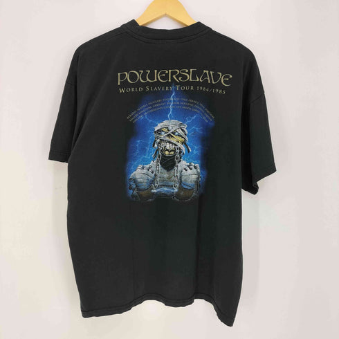 2002 POWER SLAVE 両面プリント バンドTシャツ メンズ