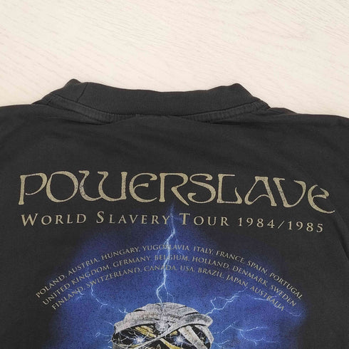 2002 POWER SLAVE 両面プリント バンドTシャツ メンズ