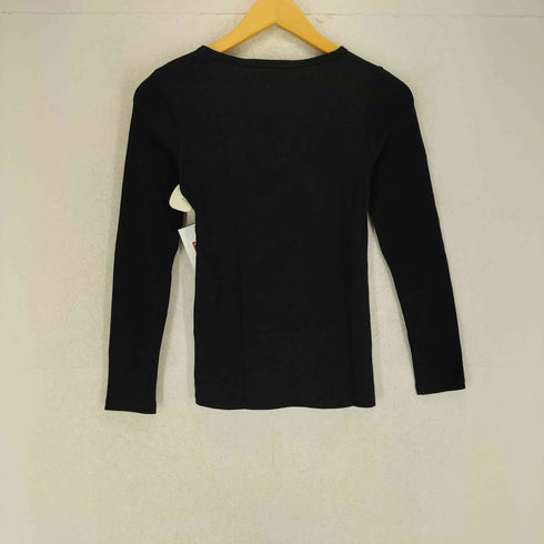 CLUMZY Y2K ラメ ラインストーン L/S カットソー レディース FREE