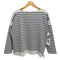 ルトロワ Letroyes ボーダーコットンL/S バスク TEE レディース import:S