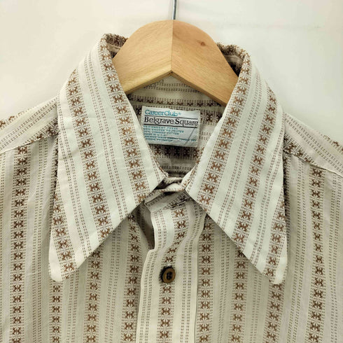Career Club 70S USA製 総柄 S/S シャツ vintage ヴィンテージ メンズ