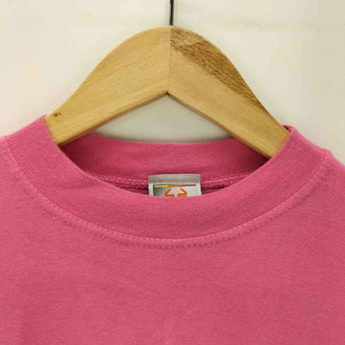 STEFANEL 80-90S MADE IN ITALY イタリア製 刺繍 S/S Tシャツ 短丈 ボックス 裾袖シングル メンズ import:S