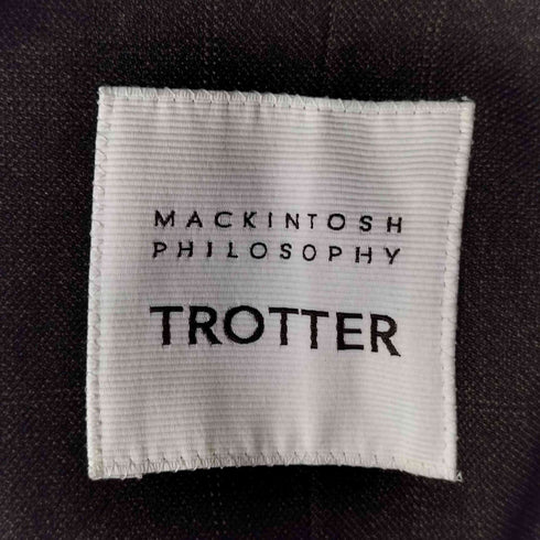 マッキントッシュフィロソフィー MACKINTOSH PHILOSOPHY トロッター チェック柄 テーラードジャケット スラックス スーツ セットアップ メンズ 38R
