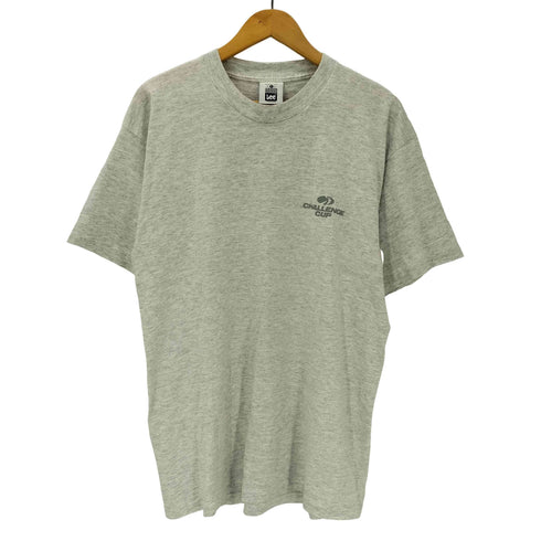 リー Lee 90S OLD USA製 S/S プリント Tシャツ 霜降り 裾袖シングル メンズ import:L