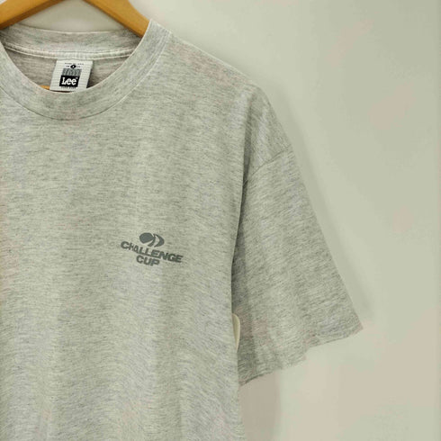 リー Lee 90S OLD USA製 S/S プリント Tシャツ 霜降り 裾袖シングル メンズ import:L