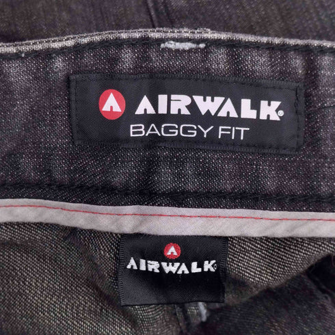 エアウォーク AIRWALK バックポケットプリントデザイン ステッチ デニムパンツ メンズ