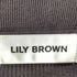 リリーブラウン Lily Brown チャイナカットアウトニットワンピース レディース FREE
