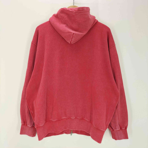Long Beach インサイドアウト サンフェード 加工 ダブル ジップ フーディー パーカー IMPRESTORE メンズ JPN:M