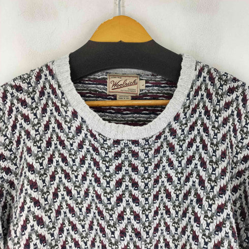 ウールリッチ WOOLRICH 90S 総柄 コットンニット メンズ import:L