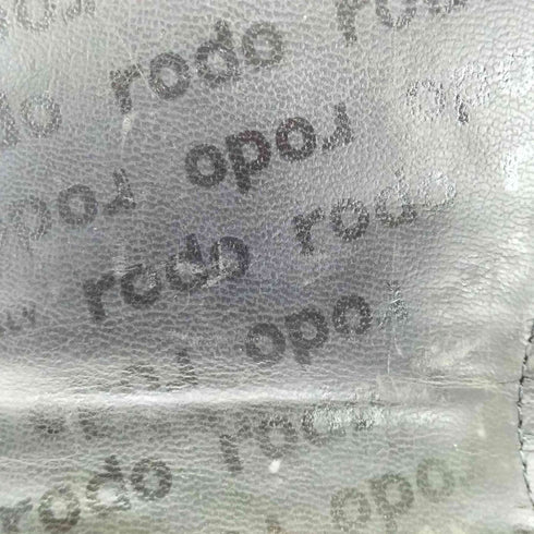 rodo MADE IN ITALY イタリア製 装飾 フラップ レザー コンビ 籠 カゴ トート バック レディース