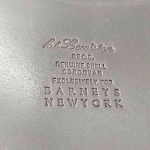 バーニーズニューヨーク BARNEYS NEWYORK レザー 長財布 メンズ