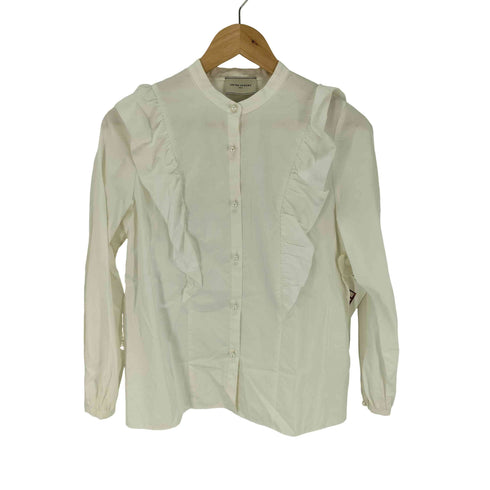 ユナイテッドアローズ UNITED ARROWS C パールモチーフ フリル ブラウス B† レディース JPN:36