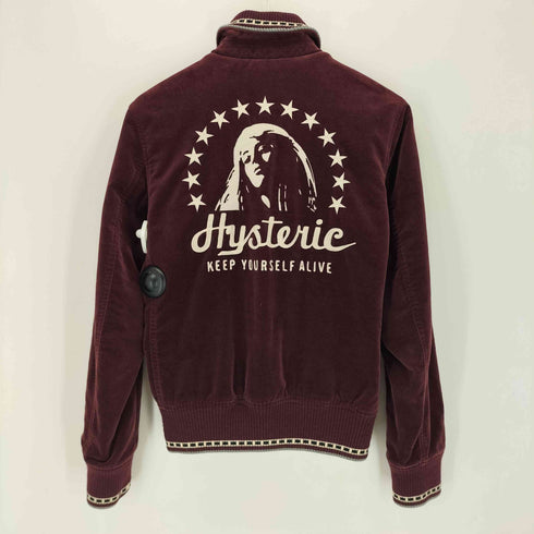 ヒステリックグラマー HYSTERIC GLAMOUR ベロア ヒスガール 刺繍スカジャン レディース FREE