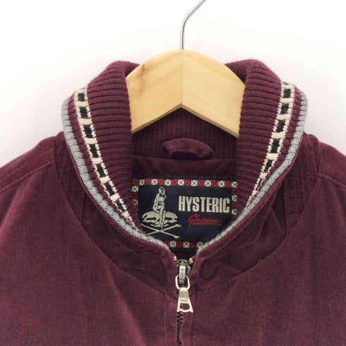 ヒステリックグラマー HYSTERIC GLAMOUR ベロア ヒスガール 刺繍スカジャン レディース FREE