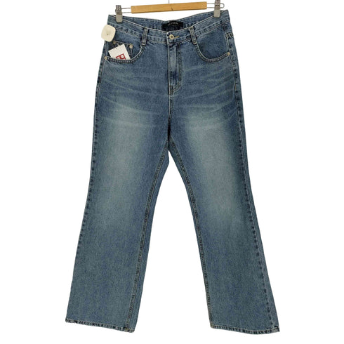 GO JEANS ワイドストレートデニムパンツ メンズ JPN:M