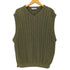 SOFTHYPHEN LINEN CABLE KNIT VEST レディース 03
