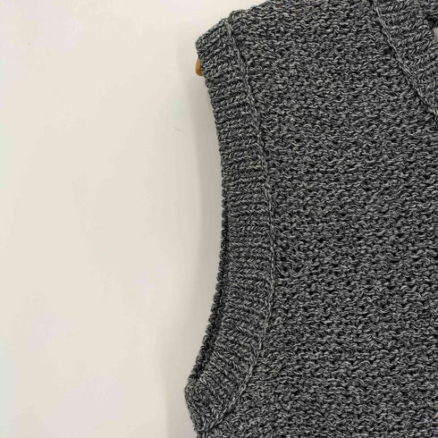 ザラ ZARA コットンポリニットベスト メンズ m
