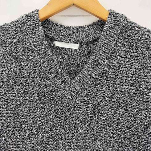 ザラ ZARA コットンポリニットベスト メンズ m