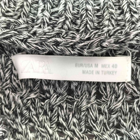 ザラ ZARA コットンポリニットベスト メンズ m