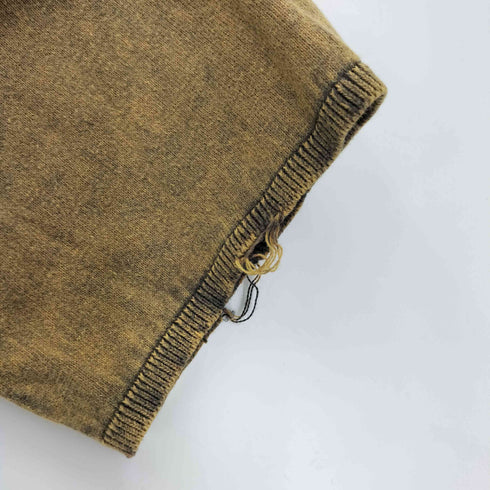 ザラ ZARA used加工 ラグラン S/S ニット メンズ import:L