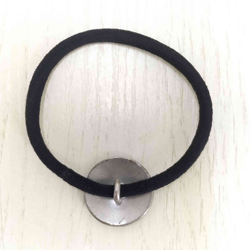 サイトバイヨウジヤマモト syte by Yohji Yamamoto Crow Flower Concho Hair Tie Silver クロウフラワー コンチョ ヘアタイ レディース
