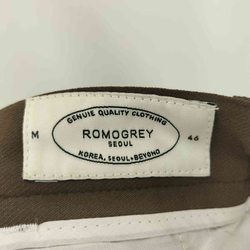 romogrey 2タックスラックスパンツ メンズ 46