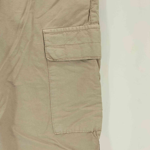 ザラ ZARA リネン混 カーゴパンツ メンズ m