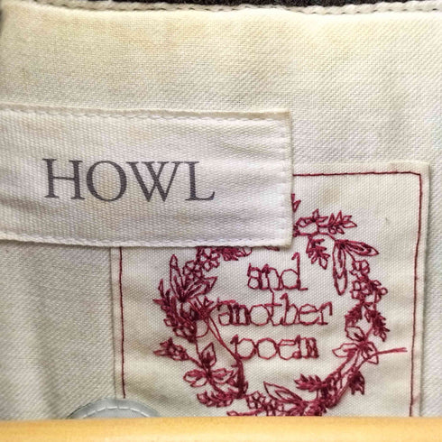 HOWL AND ANOTHER POEM スタッズ ウールスタジャン メンズ