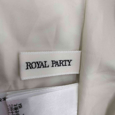 ロイヤルパーティー ROYAL PARTY ドット切替 L/S ワンピース レディース FREE