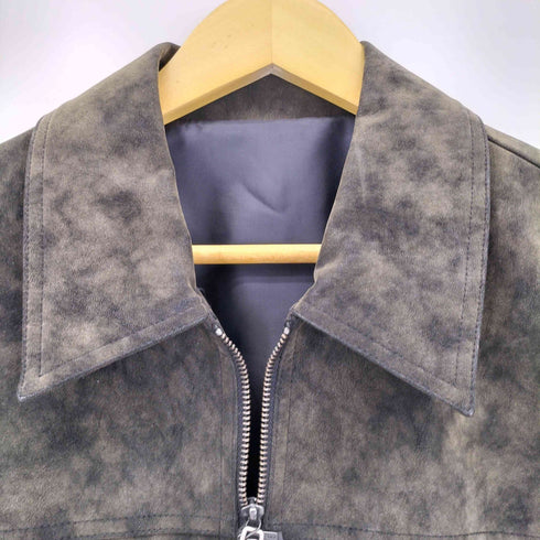 COOR COOR LEATHERTEX フェイクスエードスイングトップ メンズ