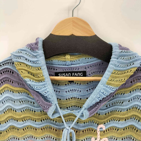 SUSAN FANG WAVE KNIT HOODIE レディース XS/S