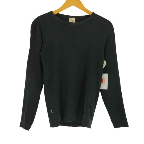 アヴィレックス AVIREX クルーネック リブ長袖デイリーTee メンズ import:S
