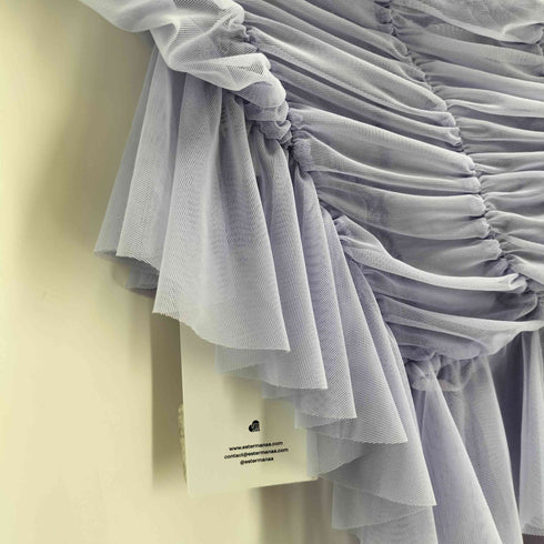 ESTER MANAS WATERFALL RUCHED TANK TOP LILAC レディース 1