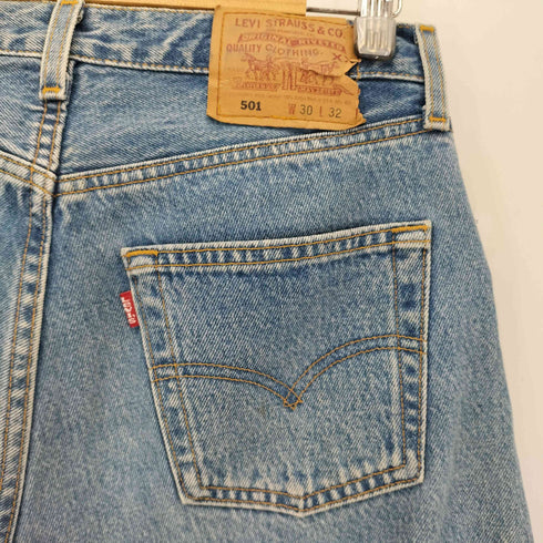 リーバイス Levis 90s USA製 501 ボタン裏544 スモールE ボタンフライデニムパンツ メンズ 30/32