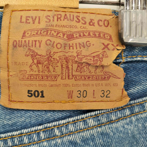 リーバイス Levis 90s USA製 501 ボタン裏544 スモールE ボタンフライデニムパンツ メンズ 30/32