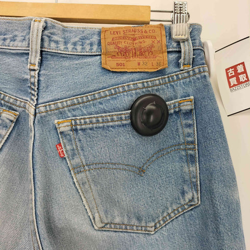 リーバイス Levis 80s USA製 ボタン裏552 501 スモールE ボタンフライデニムパンツ メンズ 32/36