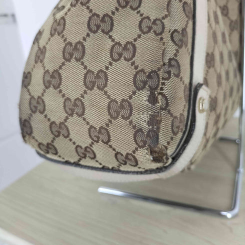 グッチ GUCCI GG Canvas Shoulder Bag Brown GGキャンバス トートバッグ ショルダー レディース