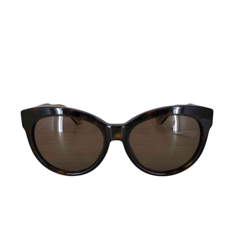 グッチ GUCCI Shell Acetate Cat Eye Sunglasses メタルGGロゴ キャットアイ レディース 57□18 140