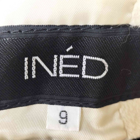 イネド INED アンゴラ混 ラビットファー ロングコート レディース JPN:9号