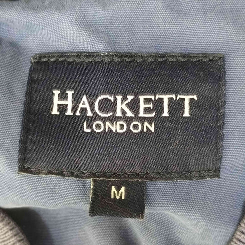 ハケットロンドン hackett london リブライン ロゴ 刺繍 ジップアップ ジャケット メンズ import:M