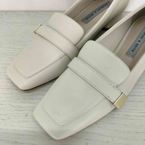 チャールズアンドキース CHARLES&KEITH メタリックアクセント ペニーローファー レディース JPN:23
