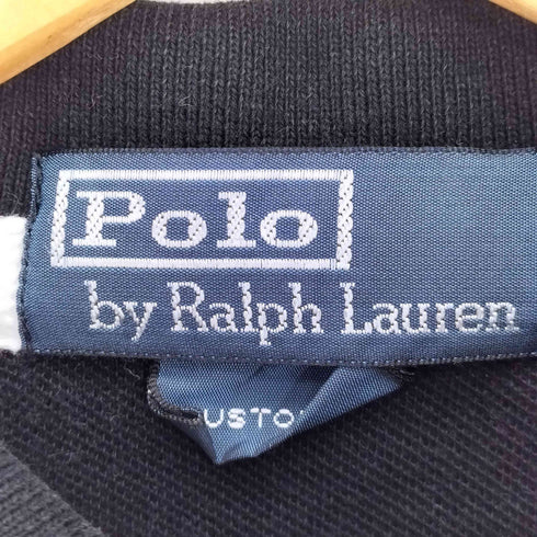 ポロバイラルフローレン Polo by RALPH LAUREN PRL CLUB エンブレム ポニー刺繍 背面ナンバリング3 半袖ポロシャツ メンズ import:M