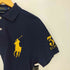 ポロラルフローレン POLO RALPH LAUREN CUSTOM SLIM FIT ゴールド ビッグポニー刺繍 袖ナンバリング3 半袖ポロシャツ メンズ import:M