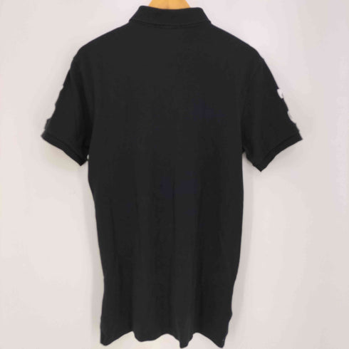 ポロバイラルフローレン Polo by RALPH LAUREN CUSTOM FIT エンブレム ビッグポニー刺繍 袖ナンバリング3 半袖ポロシャツ メンズ import:M