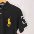 ポロバイラルフローレン Polo by RALPH LAUREN CUSTOM FIT エンブレム ビッグポニー刺繍 袖ナンバリング3 半袖ポロシャツ メンズ import:M